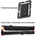 Elastic Mount Belt Adjustable Head Strap with Phone Clamp & Screw & S-type Adapter for GoPro HERO10 Black / HERO9 Black /8 /7 /6 /5, Xiaoyi and Other Action Cameras, Smarphones – Durable Build, Easy to Use