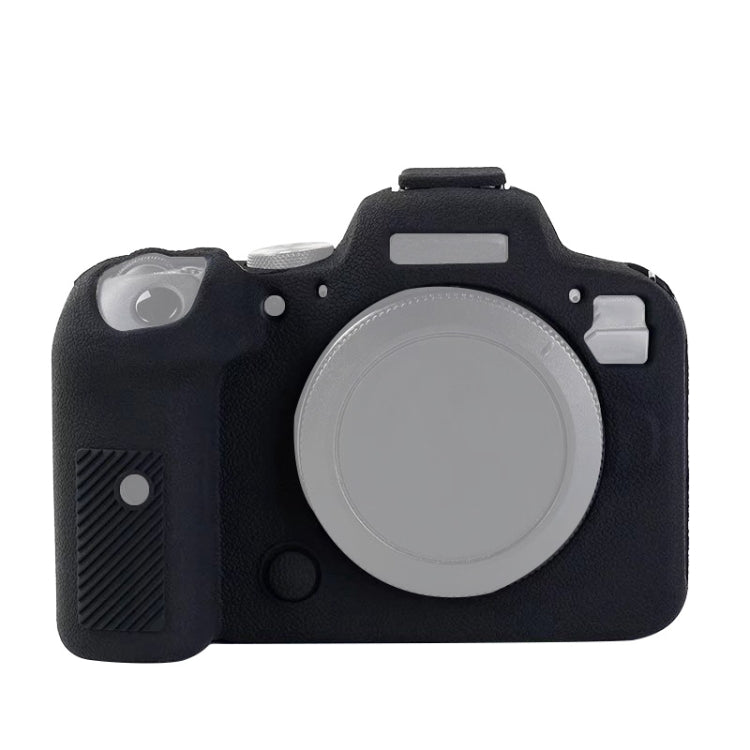 For Canon EOS R6 Litchi Texure Soft Silicone Case, For Canon EOS R6 For Canon EOS R6 Black