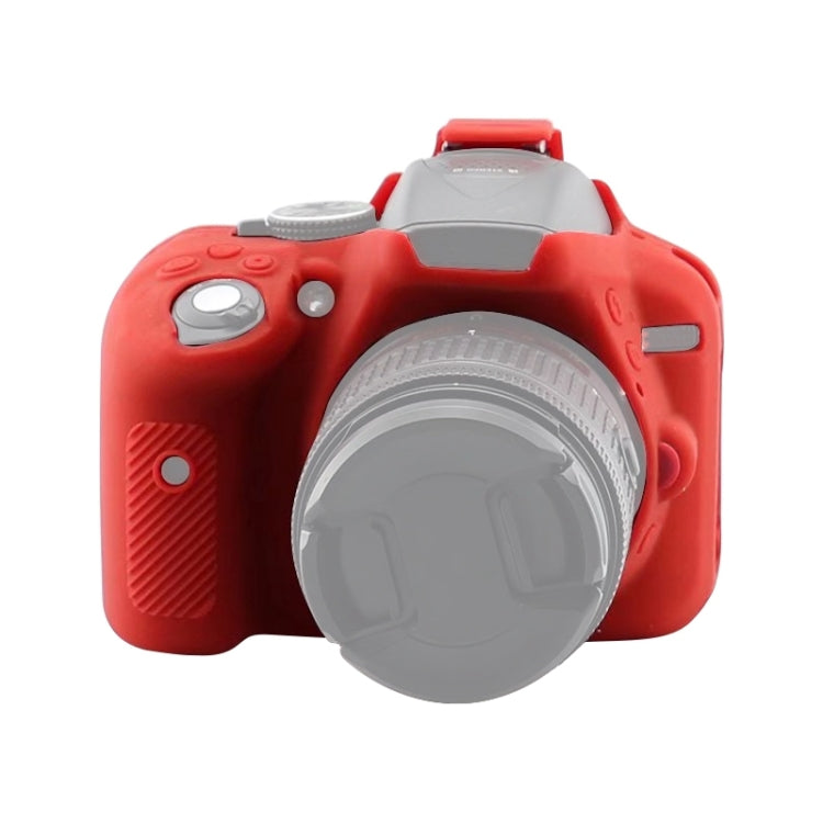 Soft Silicone Protective Case for Nikon D5300 – Durable Build, Easy to Use, For Nikon D5300 For Nikon D5300 Red