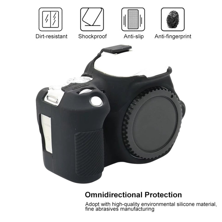 / EOS 200D Mark II Soft Silicone Protective Case – Durable Build, Easy to Use, For Canon EOS 200D, For Canon EOS 200D / EOS 200D Mark II