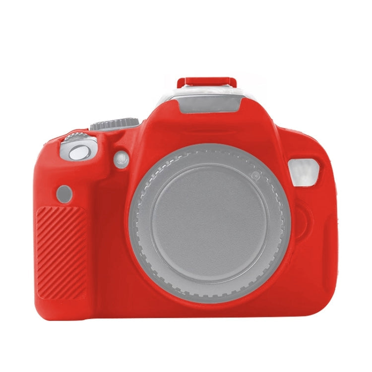 Soft Silicone Protective Case – Durable Build, Easy to Use, For Canon EOS 600D For Canon EOS 600D Red