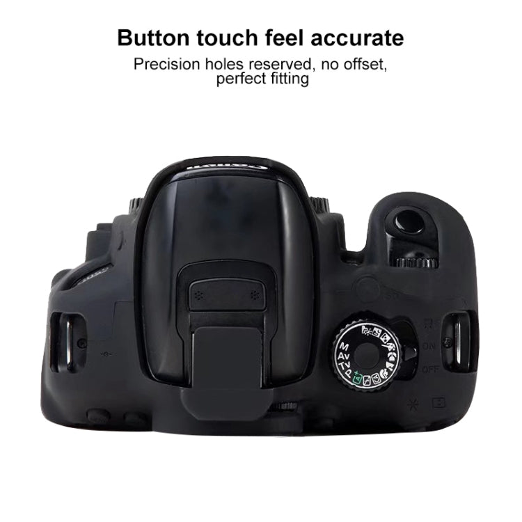 Soft Silicone Protective Case – Durable Build, Easy to Use, For Canon EOS 600D