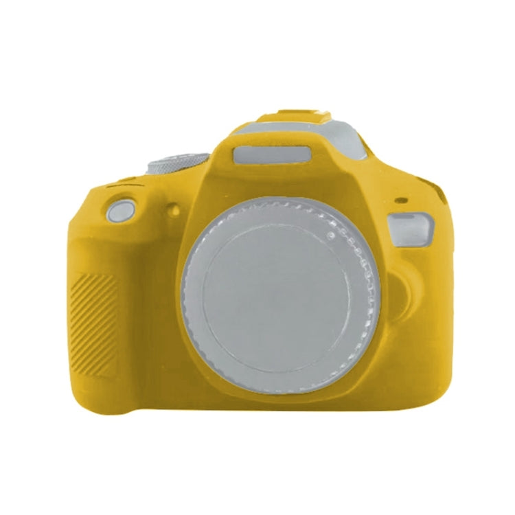Soft Silicone Protective Case for Canon EOS 2000D – Durable Build, Easy to Use, For Canon EOS 2000D For Canon EOS 2000D Yellow