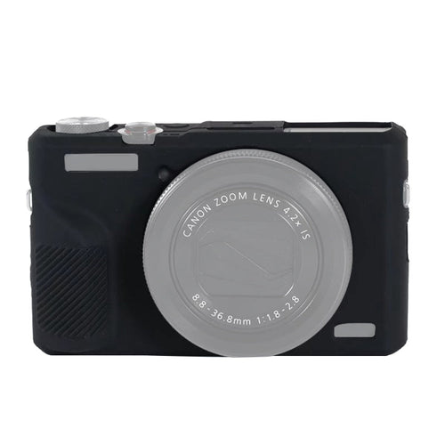 / G7X III / G7X3 Soft Silicone Protective Case – Durable Build, Easy to Use, For Canon PowerShot G7 X Mark III For Canon PowerShot G7 X Mark III Black
