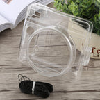 Protective Crystal Shell Case with Strap for FUJIFILM instax SQUARE SQ6, For FUJIFILM instax SQ6 For FUJIFILM instax SQ6