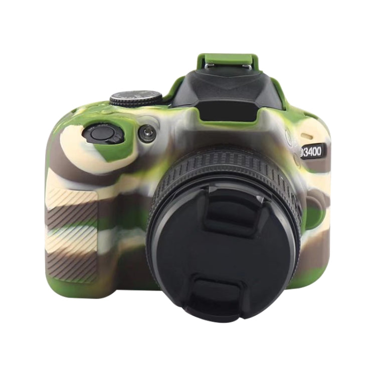 Soft Silicone Protective Case for Nikon D3400 / D3300 – Durable Build, Easy to Use, For Nikon D3400, For Nikon D3400 / D3300 For Nikon D3400 D3300 Camouflage