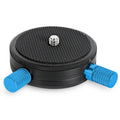 BEXIN QR-02 360 Degree Rotation Quick Release Head Camera Tripod Base Plate, QR-02 360 – Aluminum Alloy QR-02 360