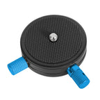 BEXIN QR-02 360 Degree Rotation Quick Release Head Camera Tripod Base Plate, QR-02 360 – Aluminum Alloy