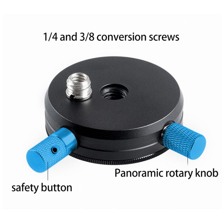 BEXIN QR-02 360 Degree Rotation Quick Release Head Camera Tripod Base Plate, QR-02 360 – Aluminum Alloy