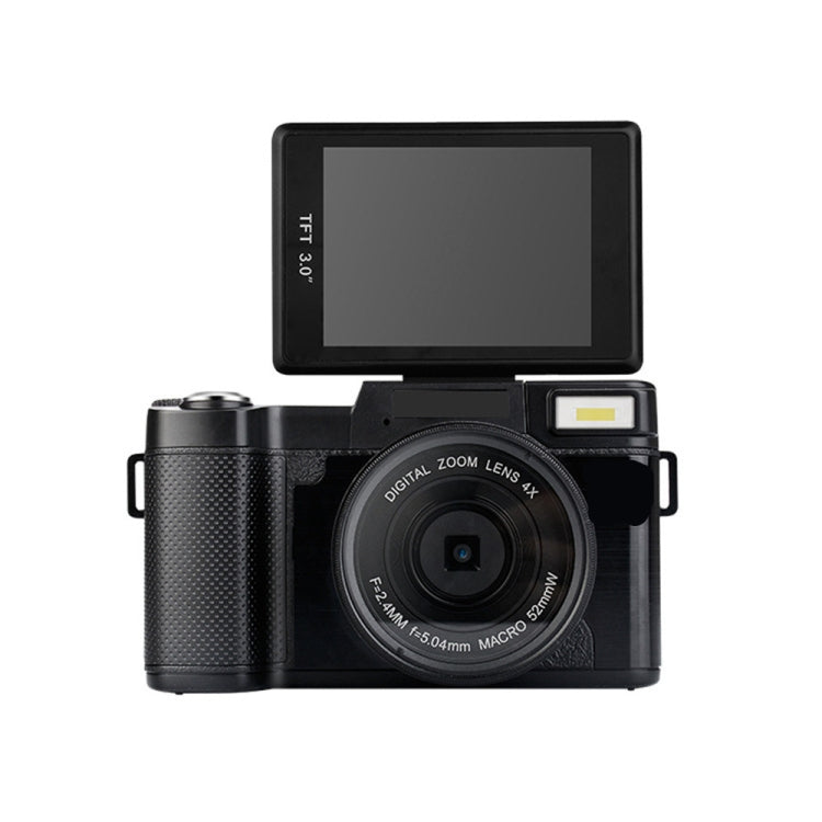 R2 2.7K Vlog Camera 4X Zoom Digital Camera with 3.0 inch Flip Screen Default Title