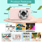 DC402 2.4 inch 44MP 16X Zoom 1080P Full HD Digital Camera Children Card Camera, US Plug, US Plug