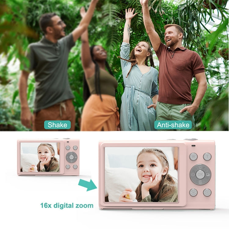 DC402 2.4 inch 44MP 16X Zoom 1080P Full HD Digital Camera Children Card Camera, US Plug, US Plug