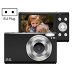 DC402 2.4 inch 44MP 16X Zoom 1080P Full HD Digital Camera Children Card Camera, EU Plug, EU Plug EU Plug Black