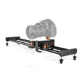 YELANGU L4X-BE YLG1817A 60cm Aluminum Alloy Splicing Slide Rail Track + 3-Wheel Video Pulley Rolling Dolly Car for SLR Cameras / Video Cameras, L4X-BE 60cm Rail Track + Dolly Car – Aluminum Alloy L4X-BE 60cm Rail Track + Dolly Car