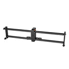 YELANGU L4X-BE YLG1817A 60cm Aluminum Alloy Splicing Slide Rail Track + 3-Wheel Video Pulley Rolling Dolly Car for SLR Cameras / Video Cameras, L4X-BE 60cm Rail Track + Dolly Car – Aluminum Alloy
