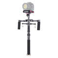 YELANGU S300 4 in 1 Multifunctional Rig + Dual Handheld Shoulder Rig + Monopod + Stabilizer for Cameras / SLR Cameras, Height Range: 63cm-170cm, YELANGU S300 YELANGU S300