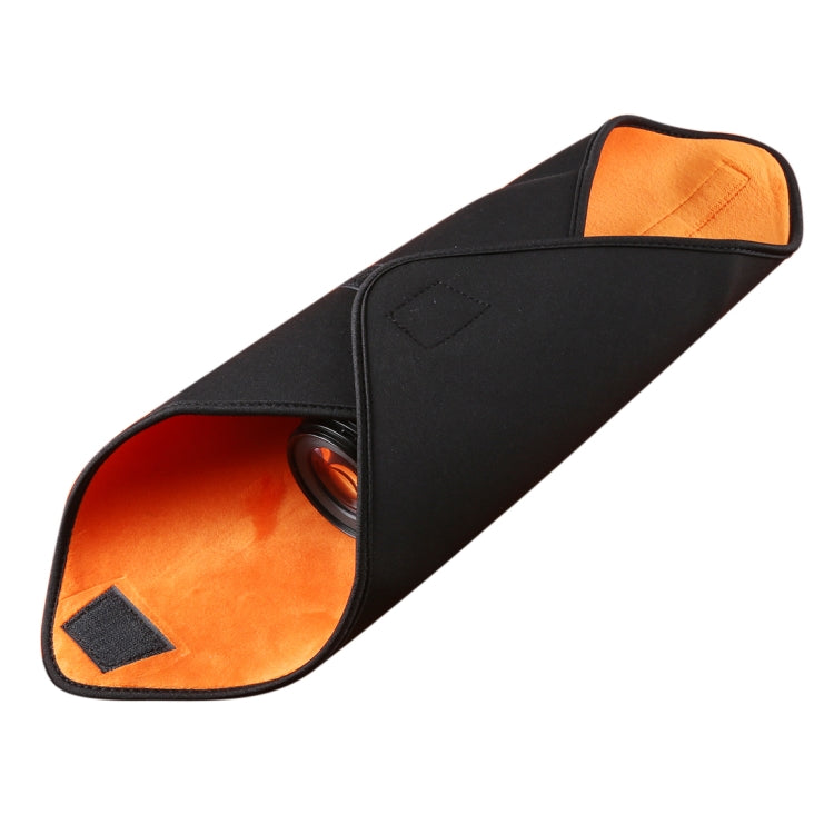 Hundred-folding Cloth Photography Camera SLR Liner Lens Bag Thickening Wrapped Cloth Plus Velvet, Size: 45x45cm, Size: 45x45cm Size: 45x45cm Orange