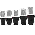 5 in 1 SLR Camera Lens Package Thickening Shockproof Neoprene Lens Storage Bag Sticky Deduction, 5 in 1