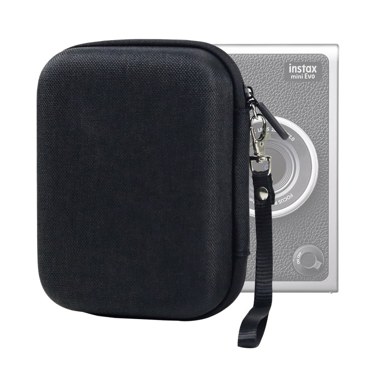 Hard Case Box Storage Bag for FUJIFILM Instax mini EVO, Fabric Pattern Black, Fabric Pattern Grey Fabric Pattern Black Black