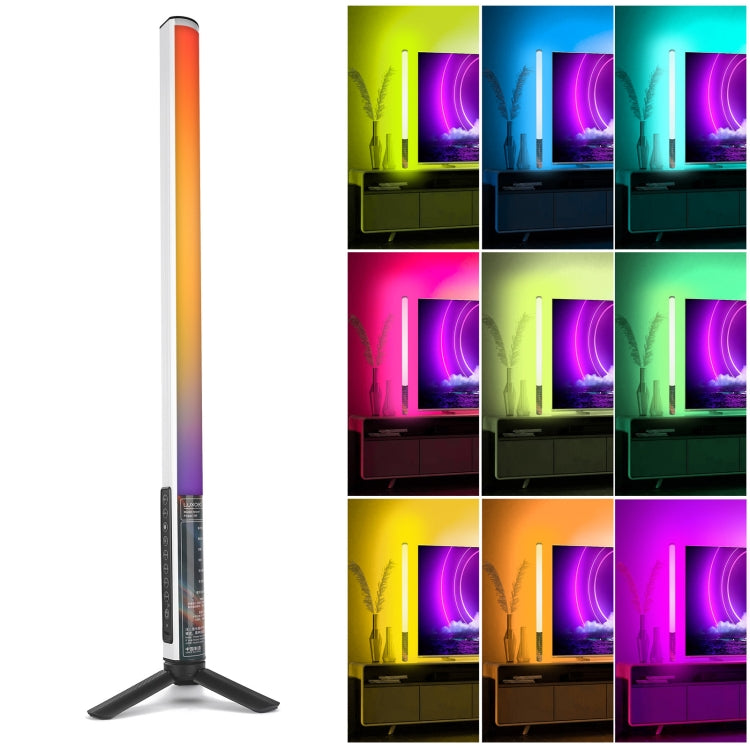 LUXCeO Mood1 50cm RGB Colorful Atmosphere Rhythm LED Stick Handheld Video Photo Fill Light, No Tripod, 50cm 50cm