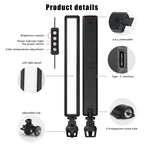 LUXCeO WS66 USB LED Live Video Light 2500K-9000K Bi-color Laptop Conference Fill Light, WS66