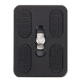 Fittest PU-50 Universal Aluminium Alloy Quick Release Plate with Rubber Cushion, PU-50 PU-50