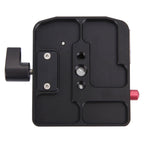 Fittest FC-501 Quick Release Assembly Aluminium Alloy Clamp Adapter with Quick Release Sliding Plate for Manfrotto Tripod 577 Replacement, FC-501
