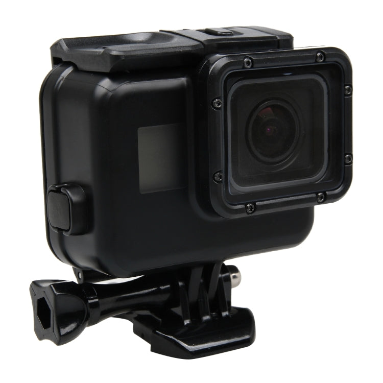 2 in 1 for GoPro HERO5 Touch Screen Back Cover + 45m Waterproof Housing Protective Case(No Need to Disassemble Lens When Installed) with Buckle Basic Mount & Lead Screw, No Need to Disassemble Lens – Waterproof