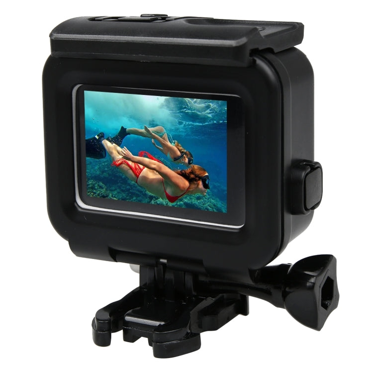 2 in 1 for GoPro HERO5 Touch Screen Back Cover + 45m Waterproof Housing Protective Case(No Need to Disassemble Lens When Installed) with Buckle Basic Mount & Lead Screw, No Need to Disassemble Lens – Waterproof