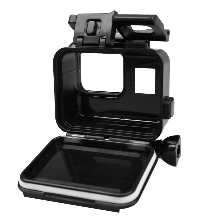 2 in 1 for GoPro HERO5 Touch Screen Back Cover + 45m Waterproof Housing Protective Case(No Need to Disassemble Lens When Installed) with Buckle Basic Mount & Lead Screw, No Need to Disassemble Lens – Waterproof