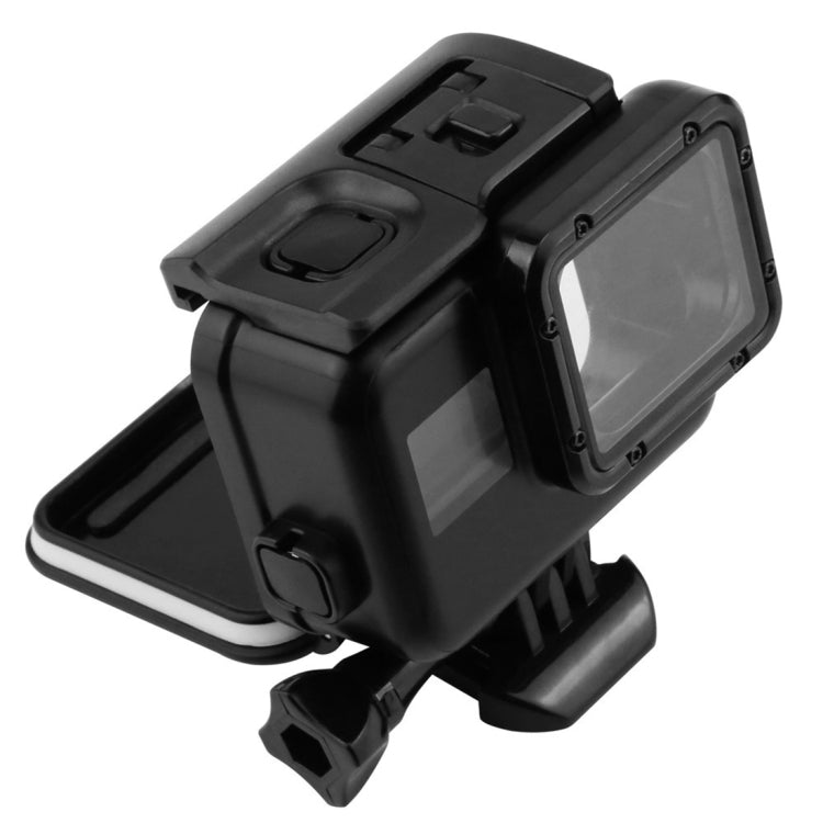 2 in 1 for GoPro HERO5 Touch Screen Back Cover + 45m Waterproof Housing Protective Case(No Need to Disassemble Lens When Installed) with Buckle Basic Mount & Lead Screw, No Need to Disassemble Lens – Waterproof