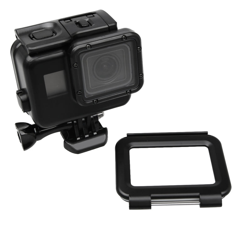 2 in 1 for GoPro HERO5 Touch Screen Back Cover + 45m Waterproof Housing Protective Case(No Need to Disassemble Lens When Installed) with Buckle Basic Mount & Lead Screw, No Need to Disassemble Lens – Waterproof