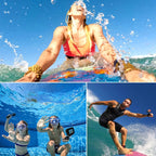 2 in 1 for GoPro HERO5 Touch Screen Back Cover + 45m Waterproof Housing Protective Case(No Need to Disassemble Lens When Installed) with Buckle Basic Mount & Lead Screw, No Need to Disassemble Lens – Waterproof