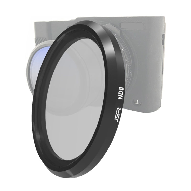 JSR ND8 Lens Filter for Panasonic LUMIX LX10, ND8 Filter – Anti-Scratch ND8 Filter
