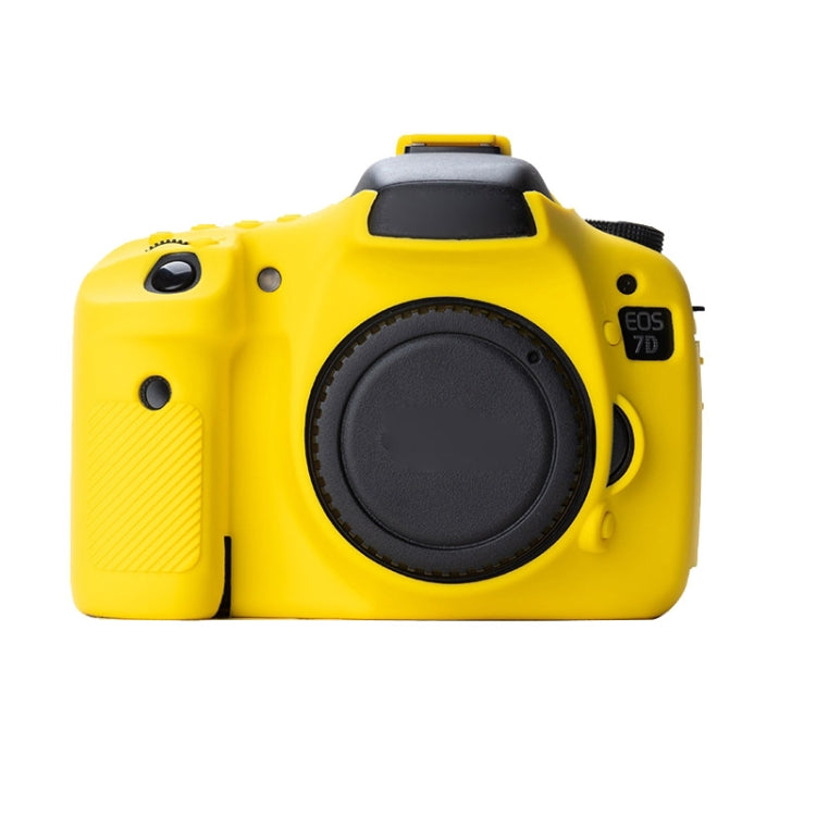 Soft Silicone Protective Case for Canon EOS 7D – Durable Build, Easy to Use, For Canon EOS 7D For Canon EOS 7D Yellow