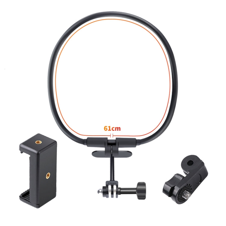 Hands Free Lazy Wearable Neck Phone Camera Holder with Phone Clamp, Extended Version, Neck Holder C – Durable Build, Easy to Use