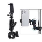 Extended Version 360 Rotation Adjustable Clamp Plier Base Holder with Phone Clamp, Extended Version Plier Base Holder + Phone Clamp Extended Version Plier Base Holder + Phone Clamp