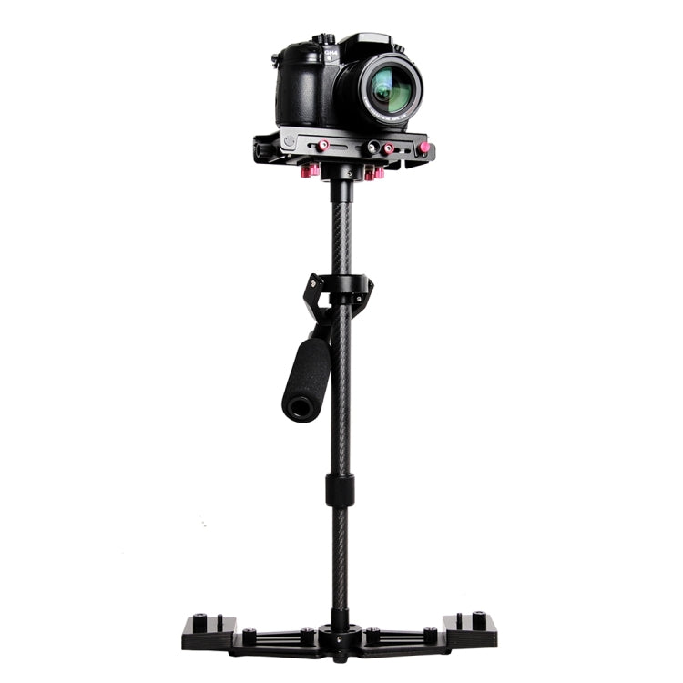 YELANGU YLG0107K 40-67cm Aviation Aluminum + Carbon Fiber Professional Steadicam Handheld Stabilizer for DSLR Camera DV – Durable Build, Easy to Use Default Title