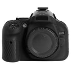 Soft Silicone Protective Case for Nikon D5200, For Nikon D5200 For Nikon D5200 Black