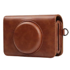 For Kodak Mini Shot2 Retro / C210R instax Full Body Camera PU Leather Case Bag with Strap, For Kodak Mini Shot2 Retro / C210R