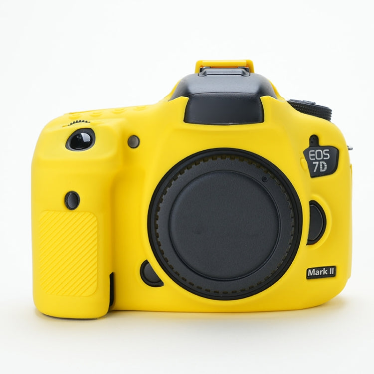 Soft Silicone Protective Case – Durable Build, Easy to Use, For Canon EOS 7D Mark II For Canon EOS 7D Mark II Yellow