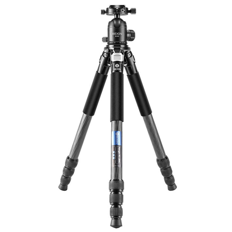 BEXIN RC294 Portable Collapsible Carbon Fiber Camera Tripod with K44 Panoramic BallHead, RC294+K44 – Durable Build, Easy to Use RC294+K44