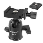 BEIXIN QB-30 360 Degree Rotation Panorama Metal Ball Head with Quick Release Plate, QB-30 – Aluminum Alloy