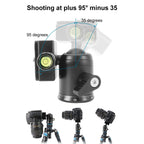 BEIXIN QB-30 360 Degree Rotation Panorama Metal Ball Head with Quick Release Plate, QB-30 – Aluminum Alloy