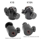 BEXIN K18A Mini 360 Degree Rotation Panoramic Metal Ball Head, K18A
