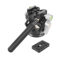 BEXIN DT-02S/S 2D 360 Degree Panorama Heavy Duty Tripod Action Fluid Drag Head with Quick Release Plate, DT-02S/S DT-02S S
