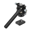 BEXIN DT-03R/S 720 Degree Panorama Heavy Duty Tripod Action Fluid Drag Head with Quick Release Plate, DT-03R/S DT-03R S