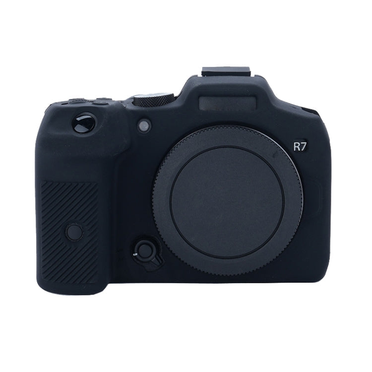 For Canon EOS R7 Soft Silicone Protective Case, For Canon EOS R7 For Canon EOS R7 Black