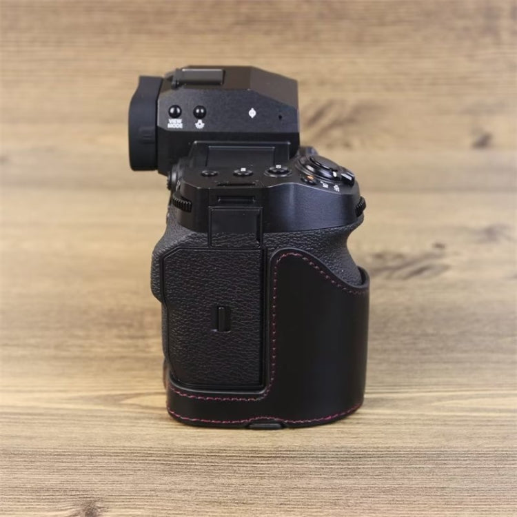 1/4 inch Thread PU Leather Camera Half Case Base – Leather, For Fujifilm XH2S