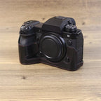 1/4 inch Thread PU Leather Camera Half Case Base – Leather, For Fujifilm XH2S